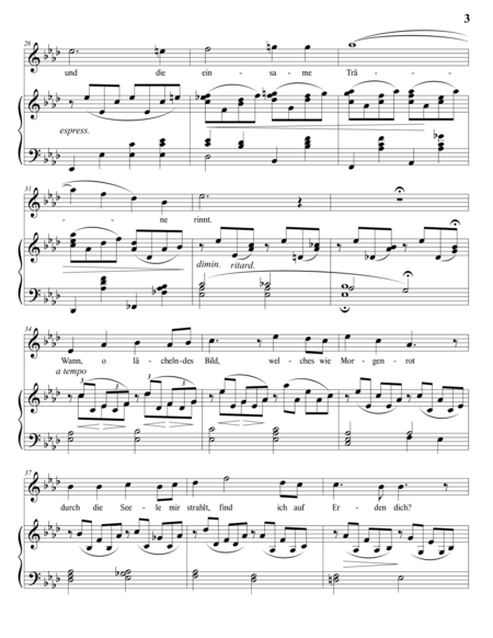 BRAHMS:Die Mainacht, Op. 43 no. 2 (in 9 keys: A-flat, G, F-sharp, F, E, E-flat, D, C-sharp, C major)