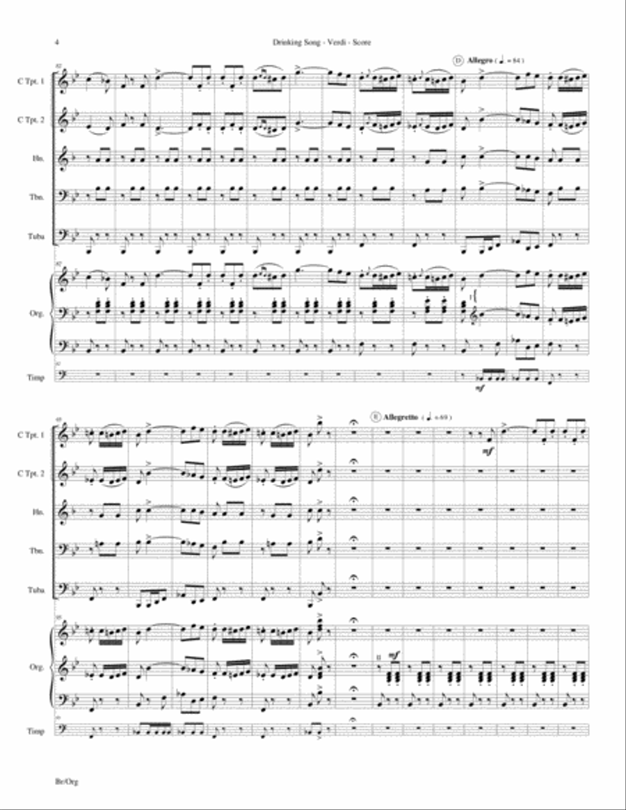 Drinking Song (Brindisi) from 