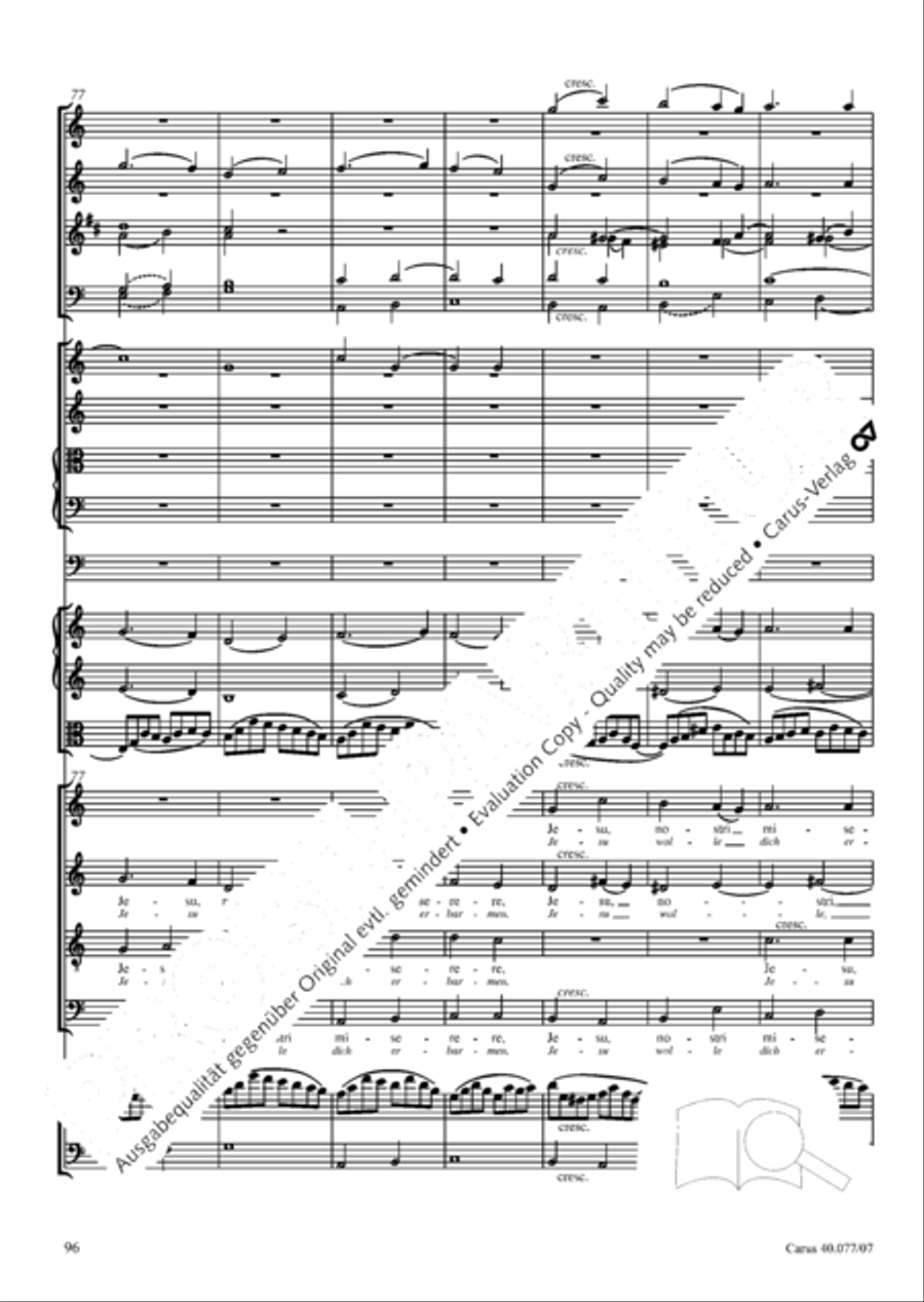Lauda Sion 4-Part scores gallery preview page 109