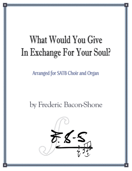 What Would You Give In Exchange For Your Soul? image number null