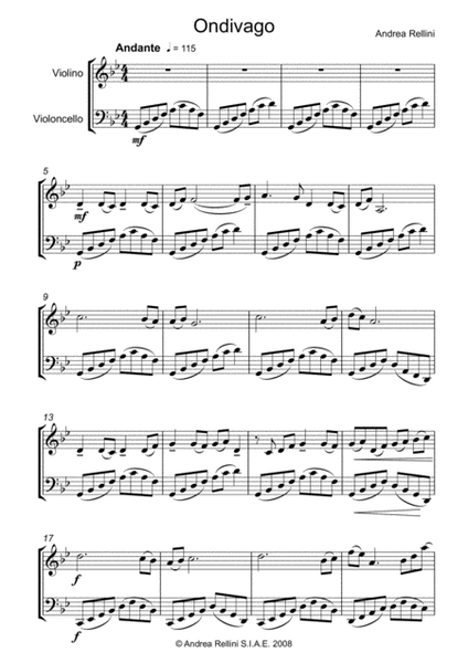 Ondivago ( Duet VIolin & Cello) image number null