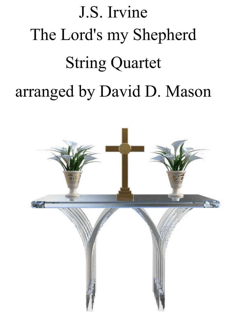 The Lord's my Shepherd Piano Quintet scores gallery preview page 1
