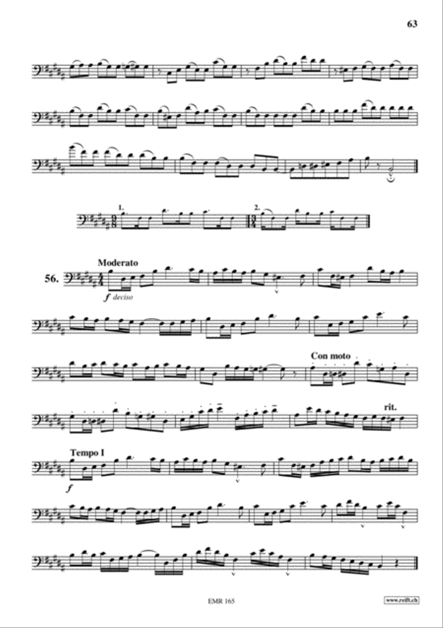 70 Studies Euphonium scores gallery preview page 21