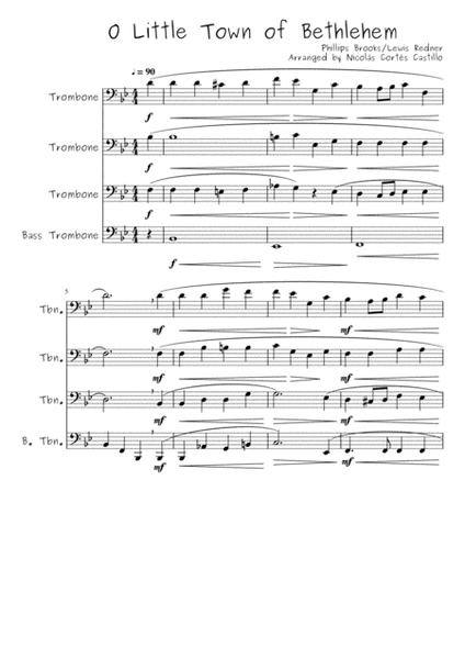 8 Christmas Carols for Trombone Quartet image number null