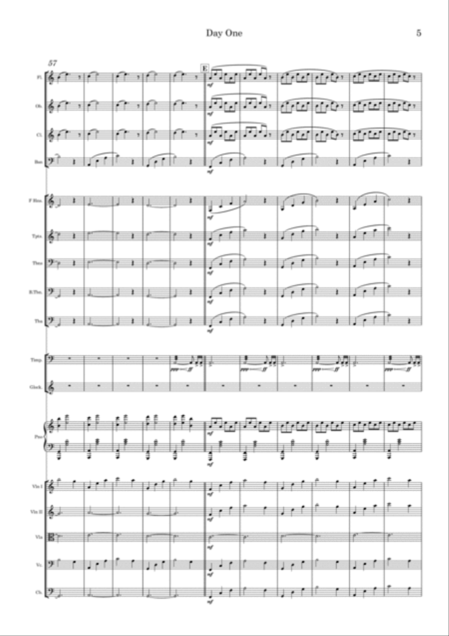 Day One Day One Full Orchestra scores gallery preview page 5