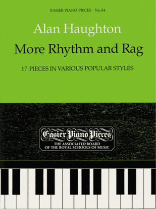 Book cover for More Rhythm and Rag (17 Pieces in Various Popular Styles)