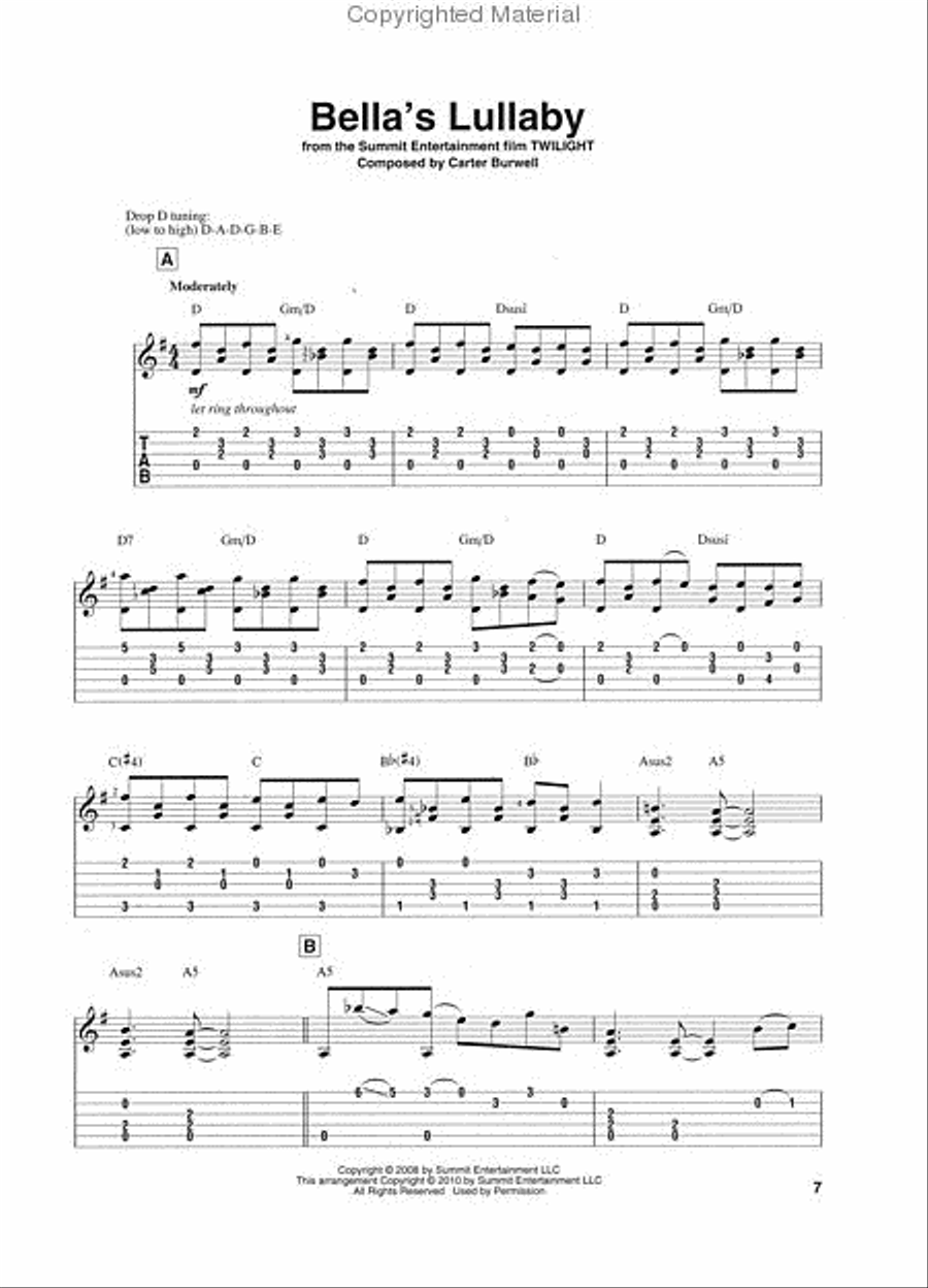 Fingerpicking Lullabyes Fingerpicking Lullabyes Fingerpicking Guitar scores gallery preview page 3