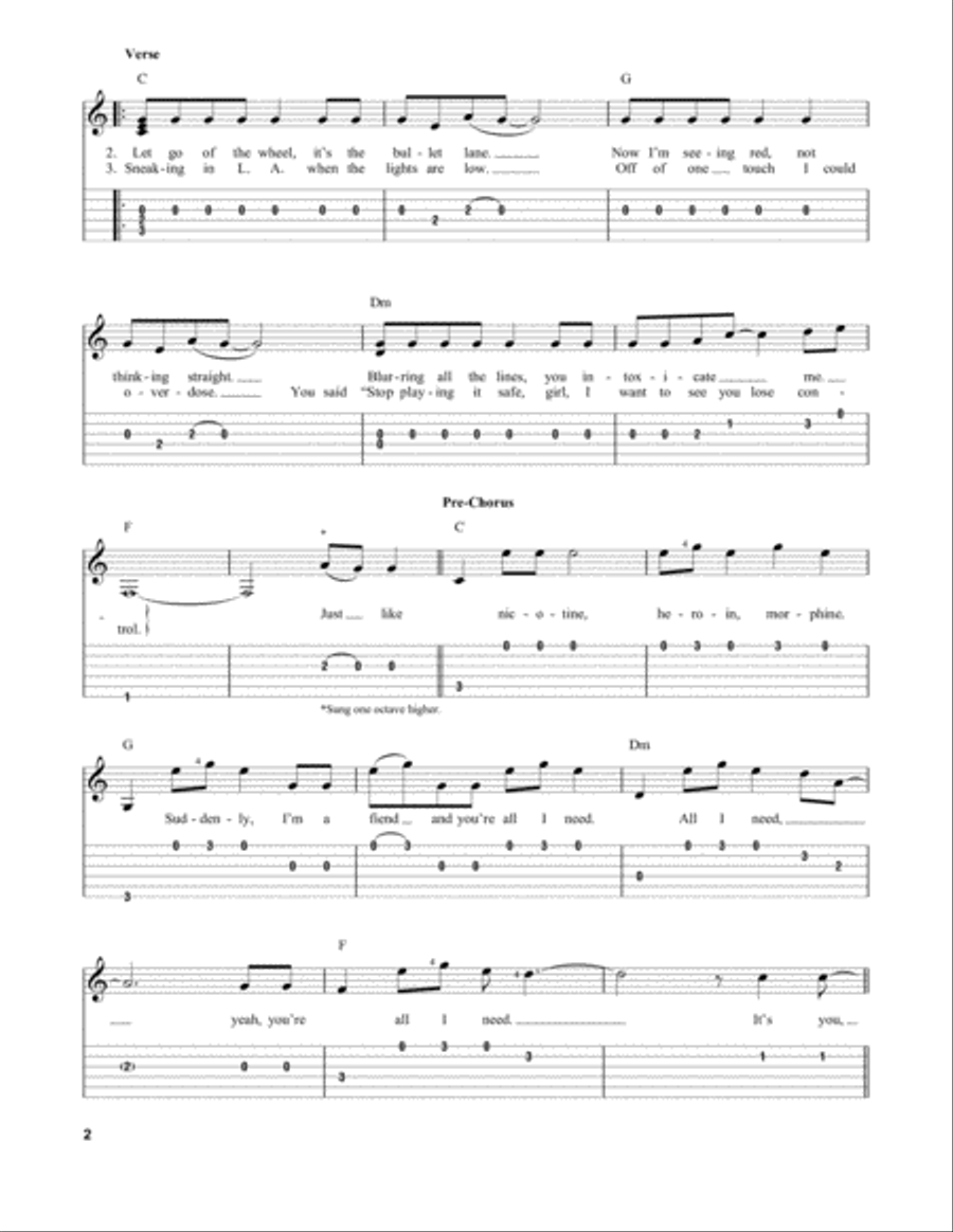 Never Be The Same Acoustic Guitar scores gallery preview page 2
