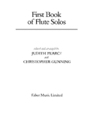 Book cover for First Book of Flute Solos
