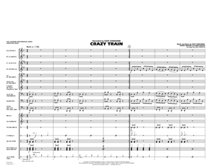 Crazy Train - Full Score