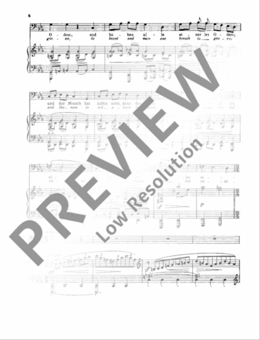 4 ernste Gesänge Bass Voice scores gallery preview page 5