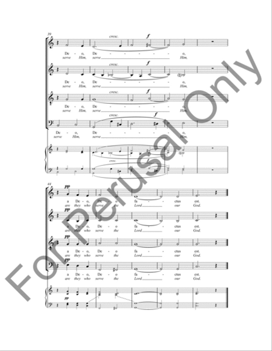 They Are Blessed 4-Part scores gallery preview page 7