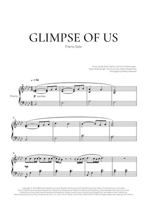 Book cover for Glimpse Of Us
