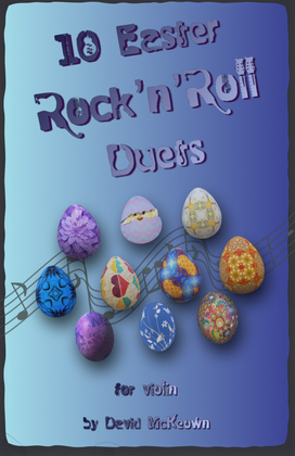 Book cover for 10 Easter Rock'n'Roll Duets for Violin