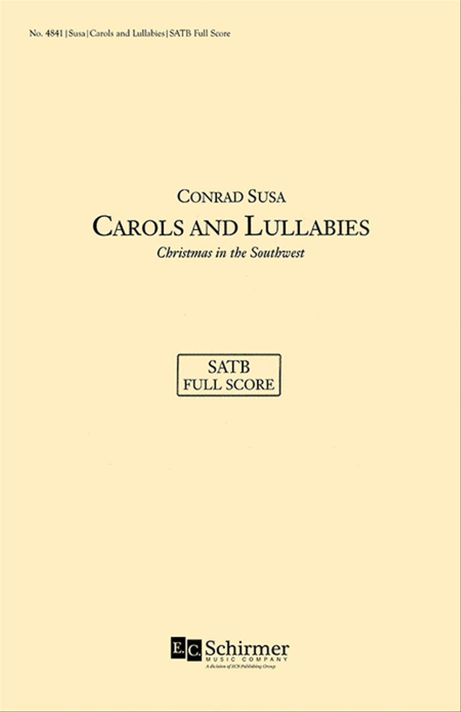 Carols and Lullabies (Full Score) Choir scores gallery preview page 1