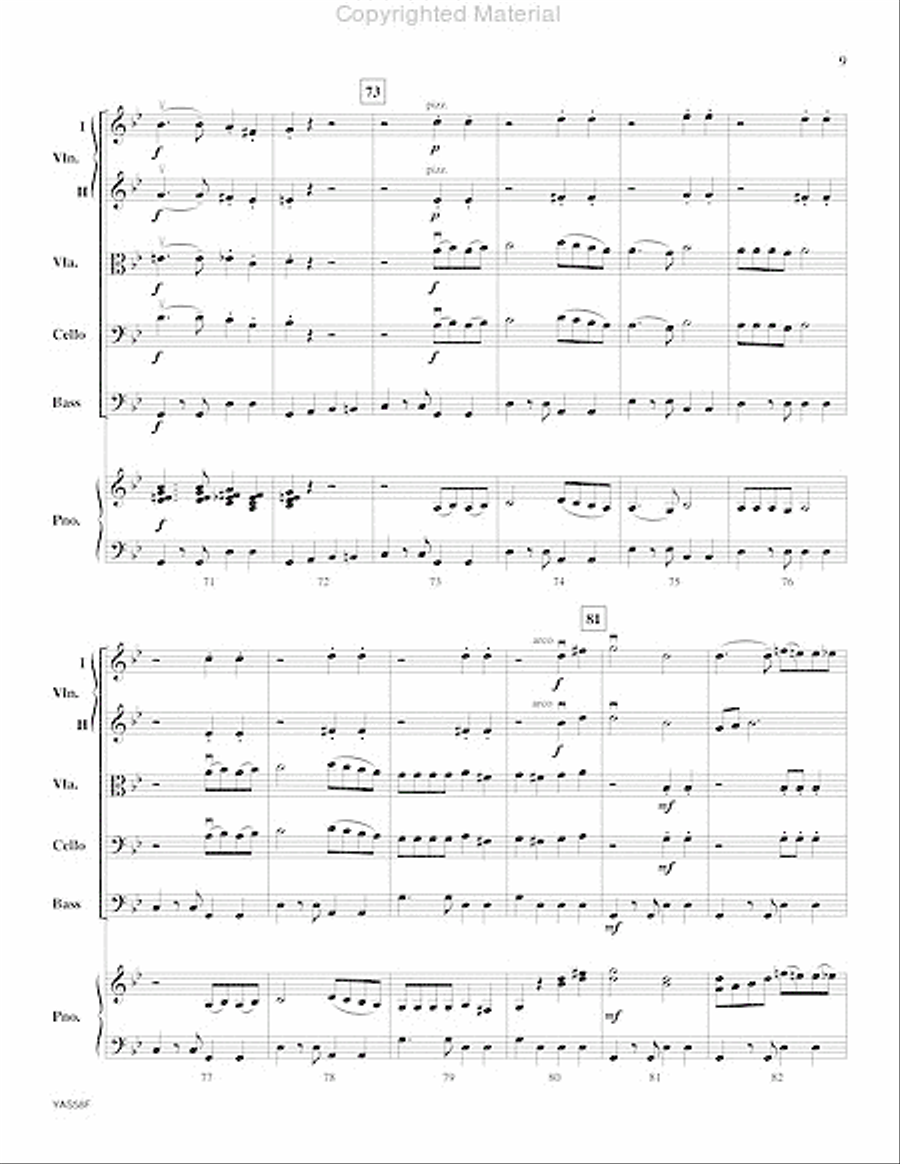 Tango Espressivo String Orchestra scores gallery preview page 10