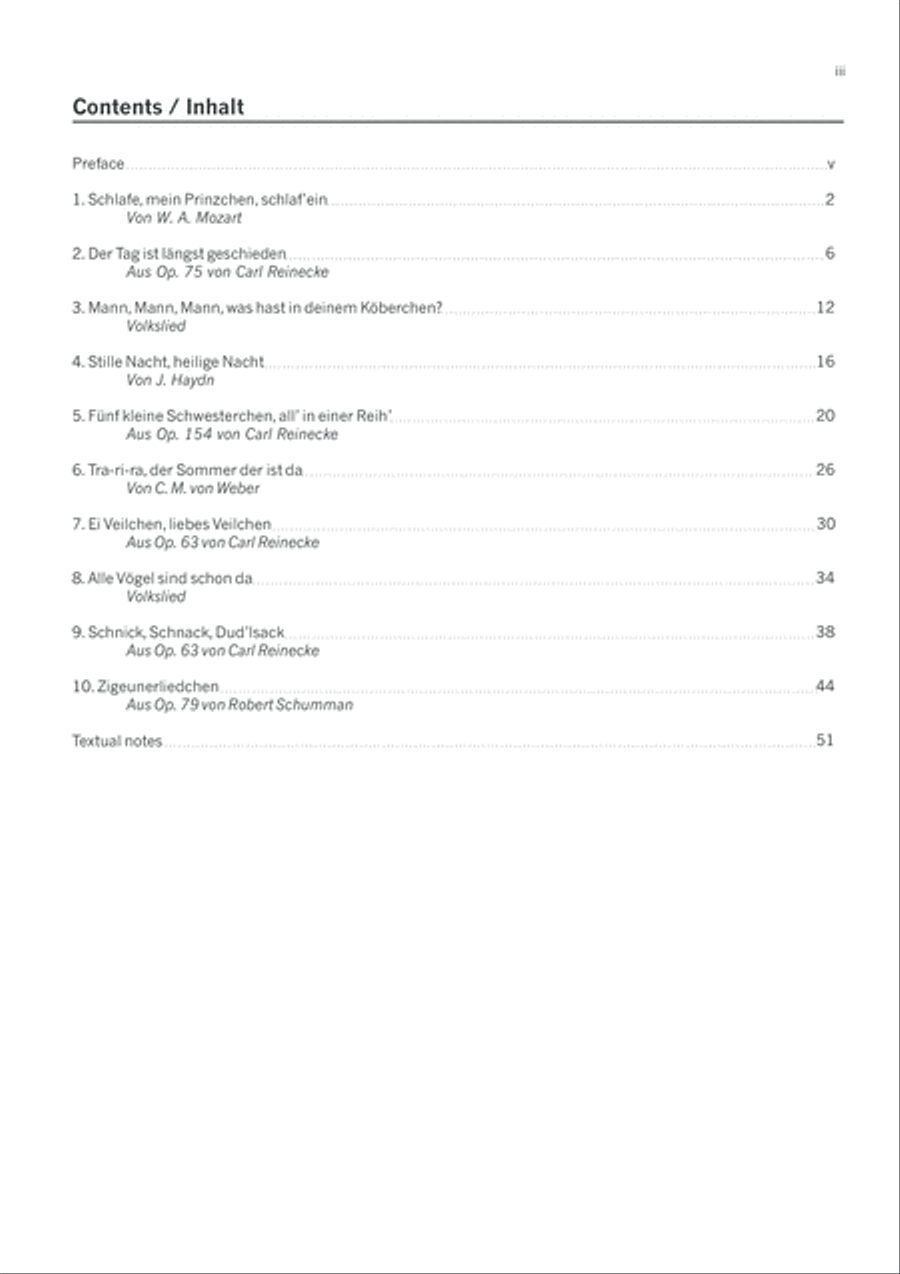 Zehn Kleine Phantasien uber deutsche Kinderlieder, Opus 181 Piano Solo scores gallery preview page 5