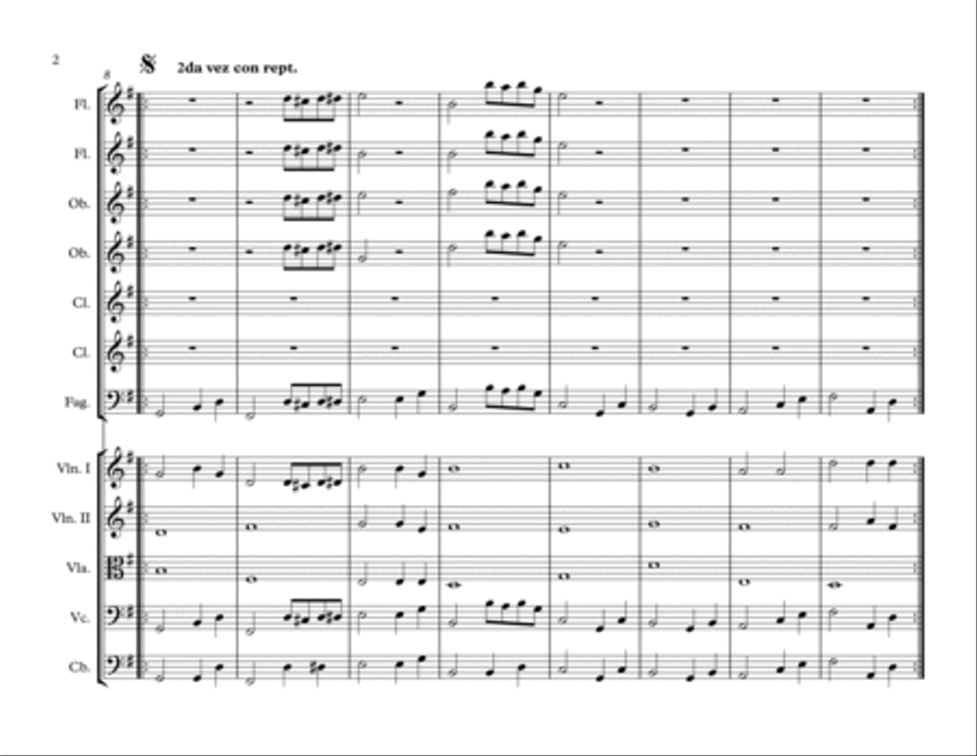 Bachata Rosa Bachata Rosa Full Orchestra scores gallery preview page 2