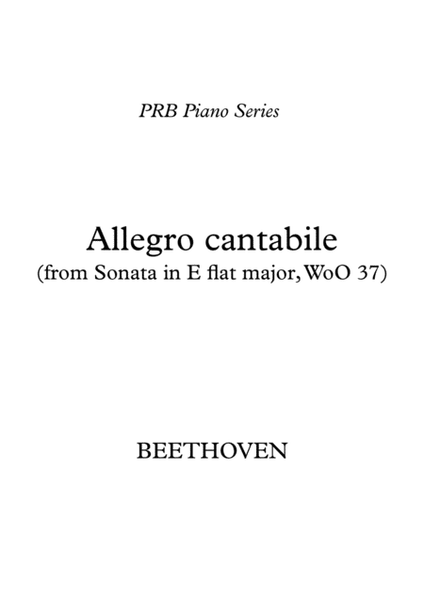 PRB Piano Series - Allegro cantabile (Beethoven) image number null