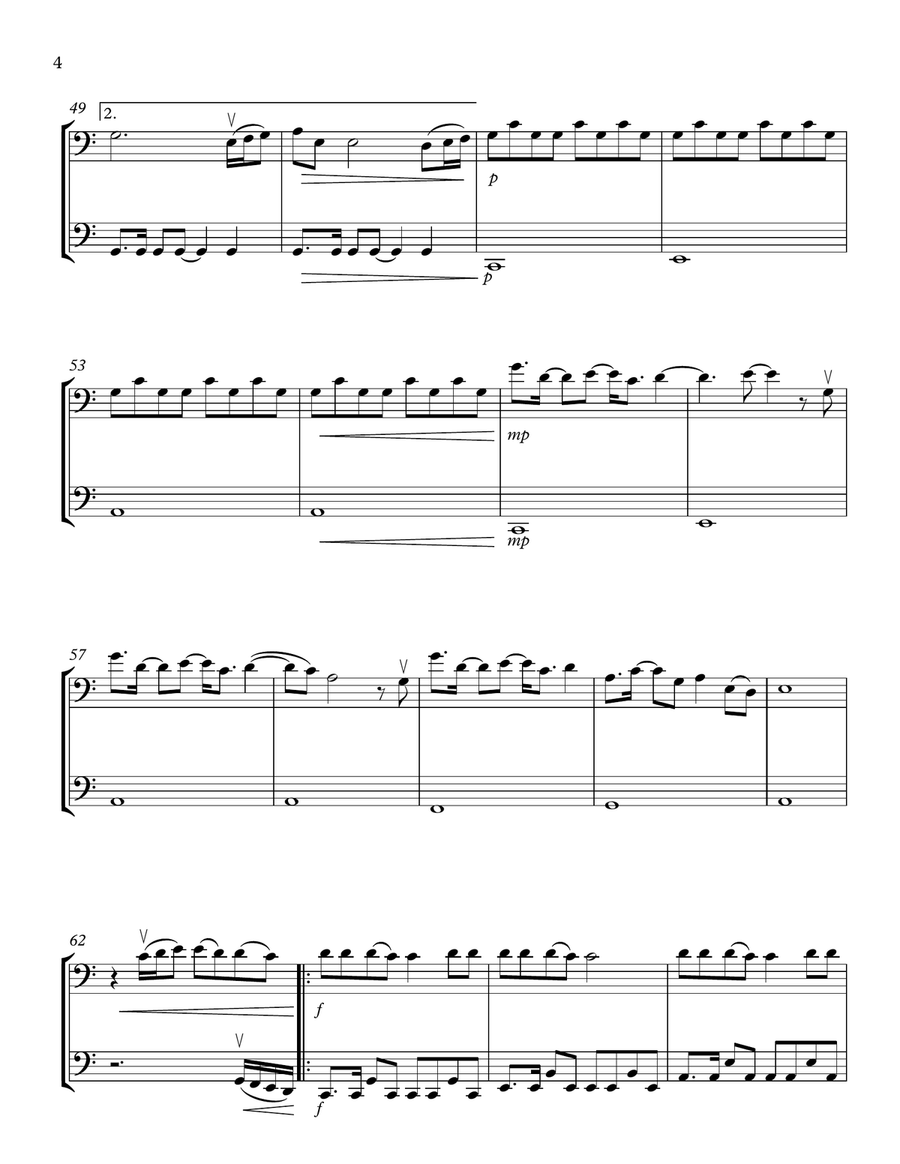 Love Me Like You Do String Duet scores gallery preview page 4