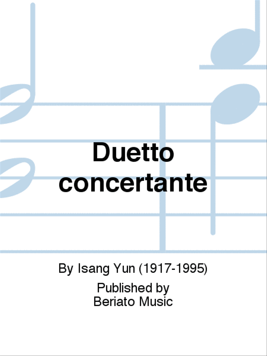 Duetto concertante English Horn scores gallery preview page 1
