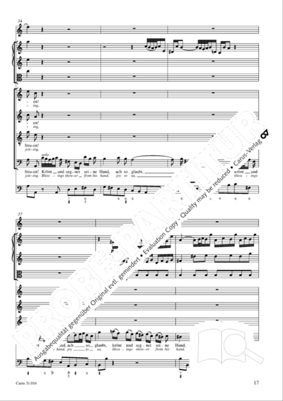 Lord God, thy praise we sing (Herr Gott, dich loben wir) ATB scores gallery preview page 18