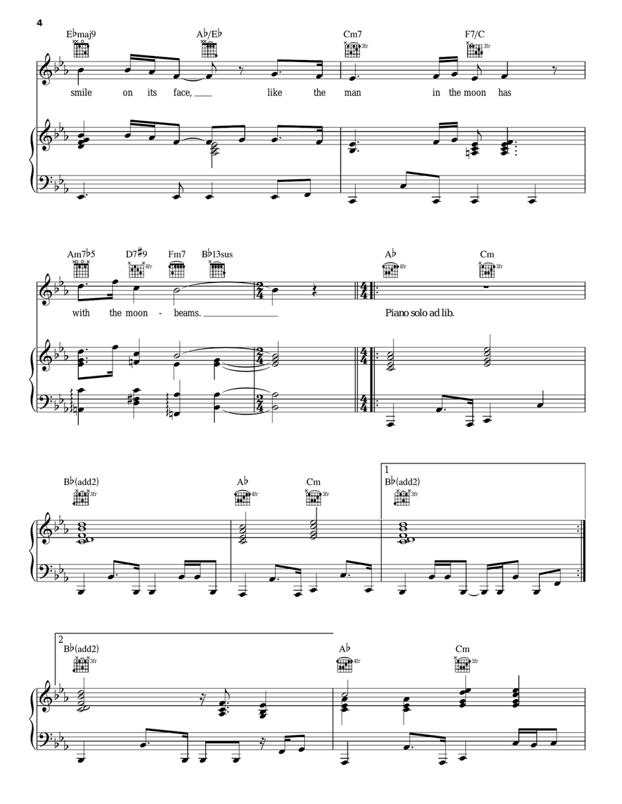 If I Ruled The World Piano, Vocal, Guitar scores gallery preview page 4