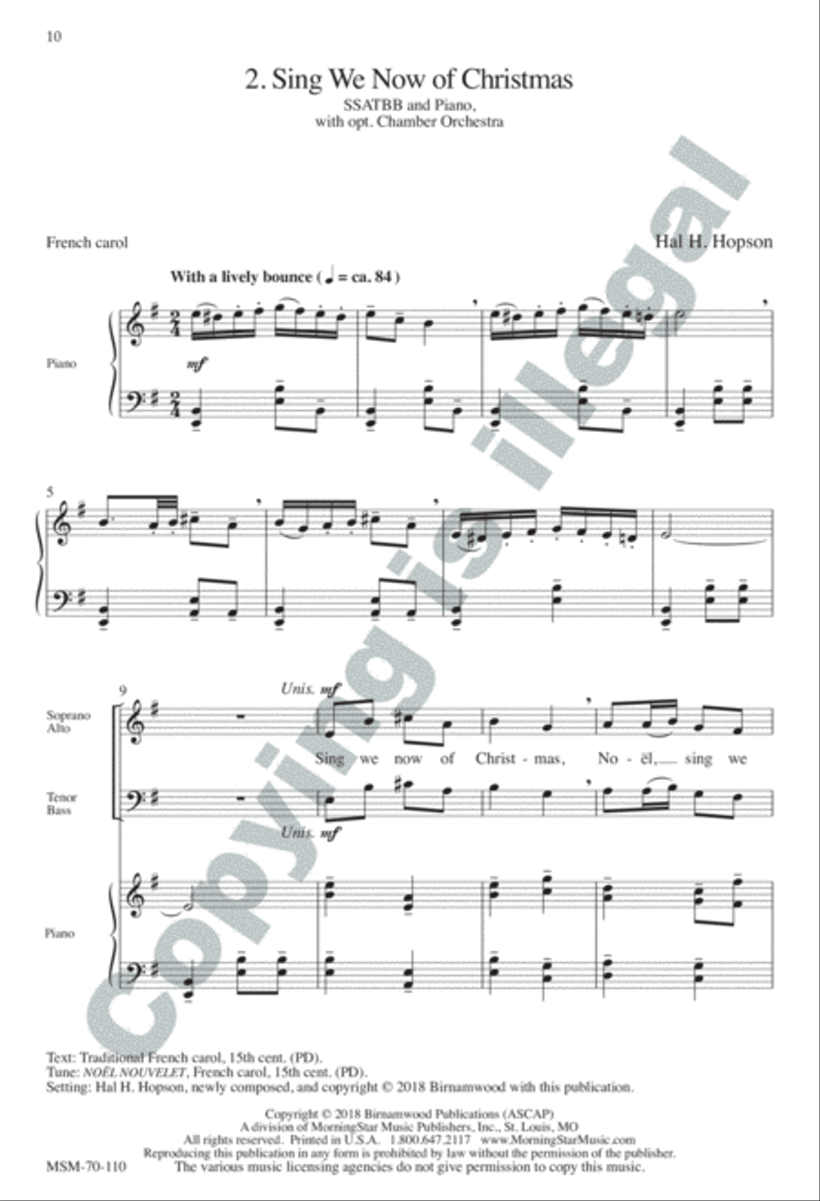A Carol Suite SSATBB scores gallery preview page 10