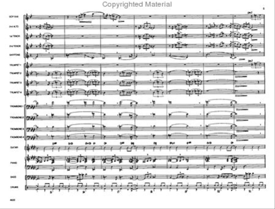 Been Alone Too Long Jazz Ensemble scores gallery preview page 4