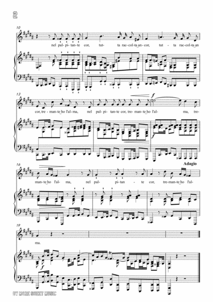 Handel-Tutta raccolta ancor in g sharp minor,for Voice and Piano image number null