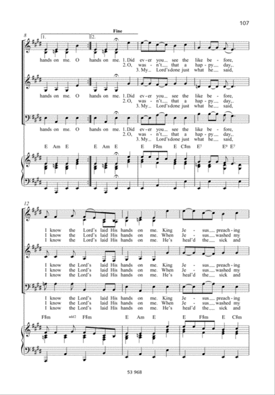 O, I Know The Lord 3-Part scores gallery preview page 2