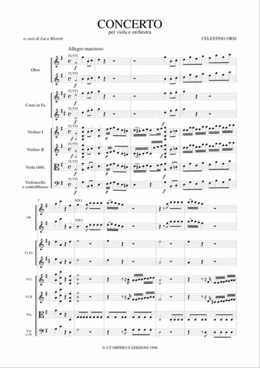 Concerto for Viola and Orchestra