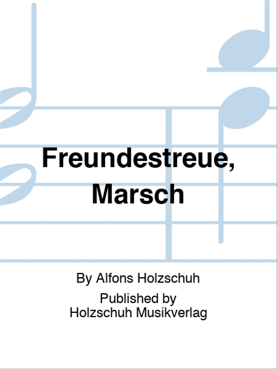 Freundestreue, Marsch Accordion scores gallery preview page 1