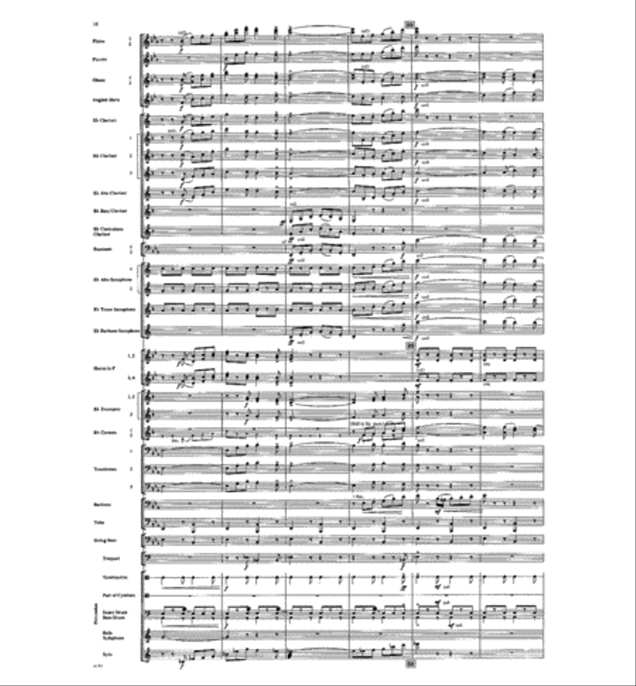 Funiculi, Funicula Concert Band scores gallery preview page 15