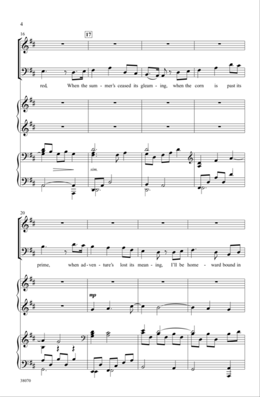 Homeward Bound - SoundTrax CD (CD only) Choir scores gallery preview page 4
