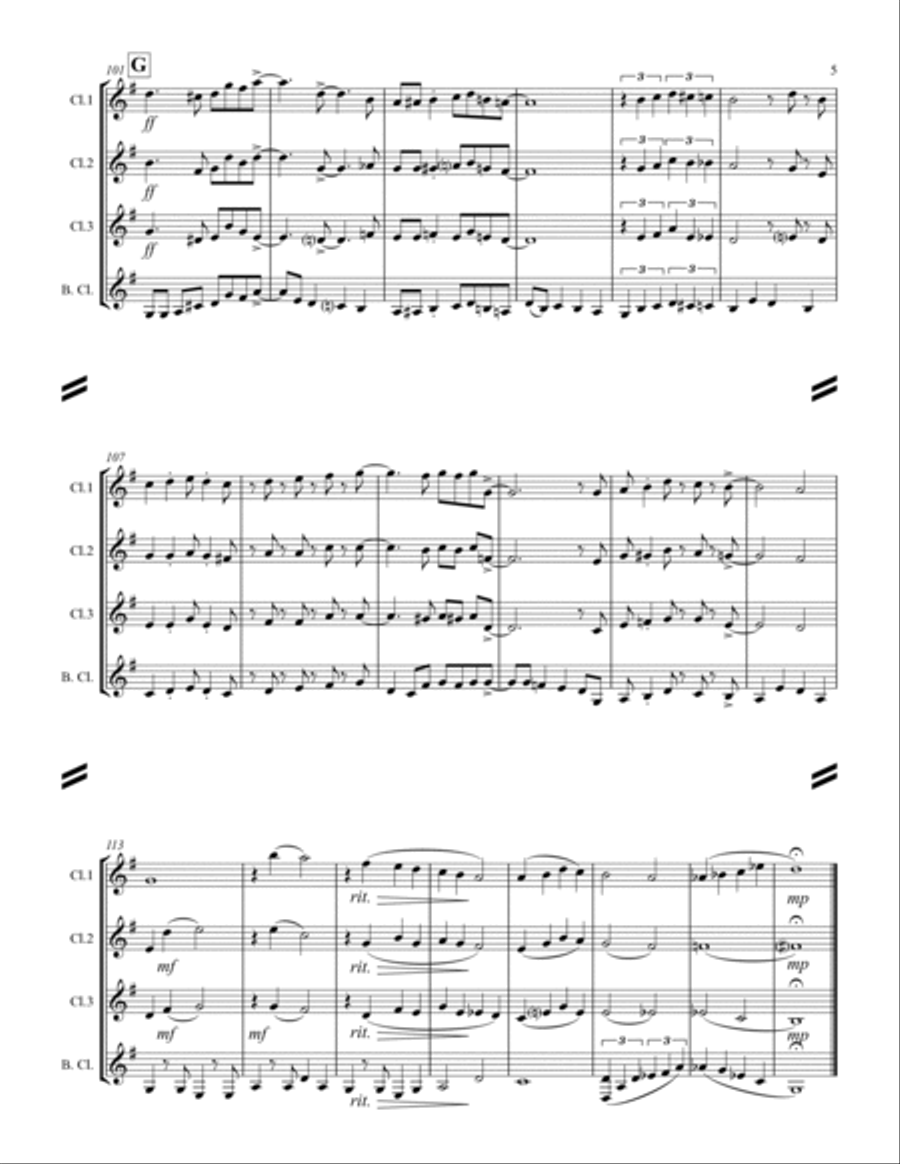 The Way You Look Tonight Woodwind Ensemble scores gallery preview page 6