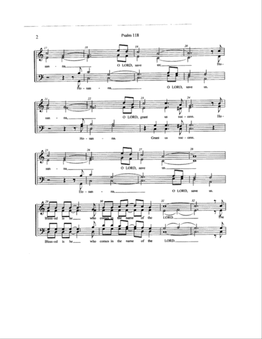 Psalm 118 4-Part scores gallery preview page 2