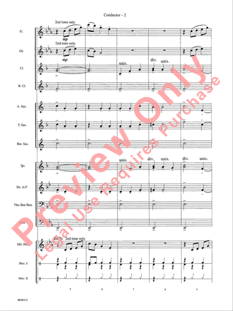 Waltz of the Flowers (from The Nutcracker Suite) Concert Band scores gallery preview page 5