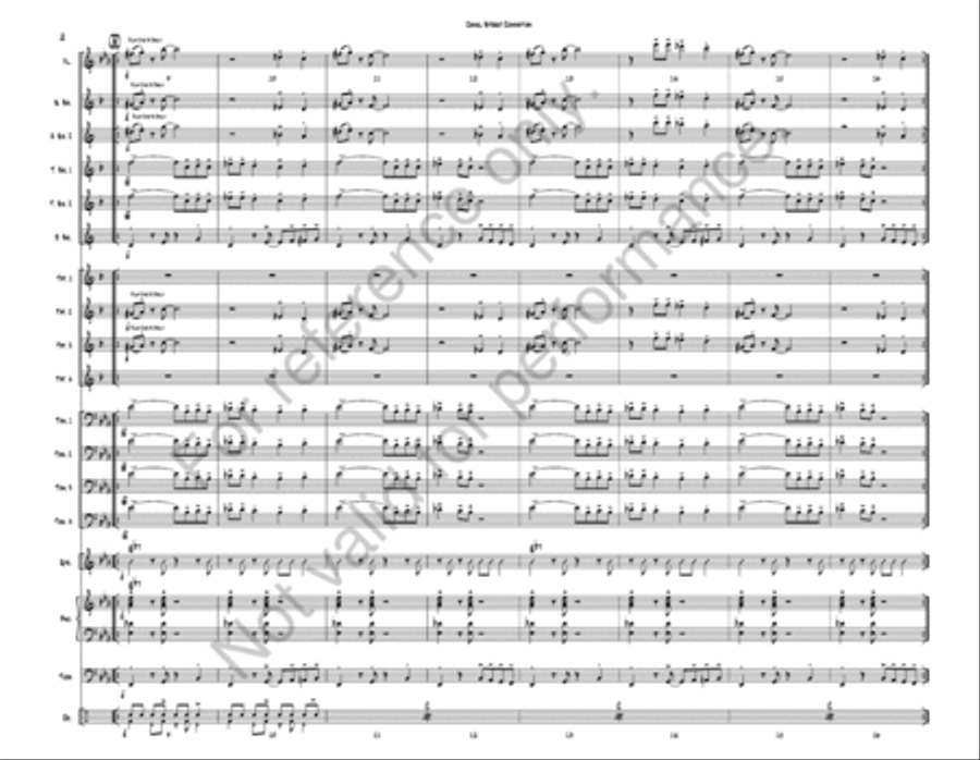Canal Street Commotion Jazz Ensemble scores gallery preview page 4