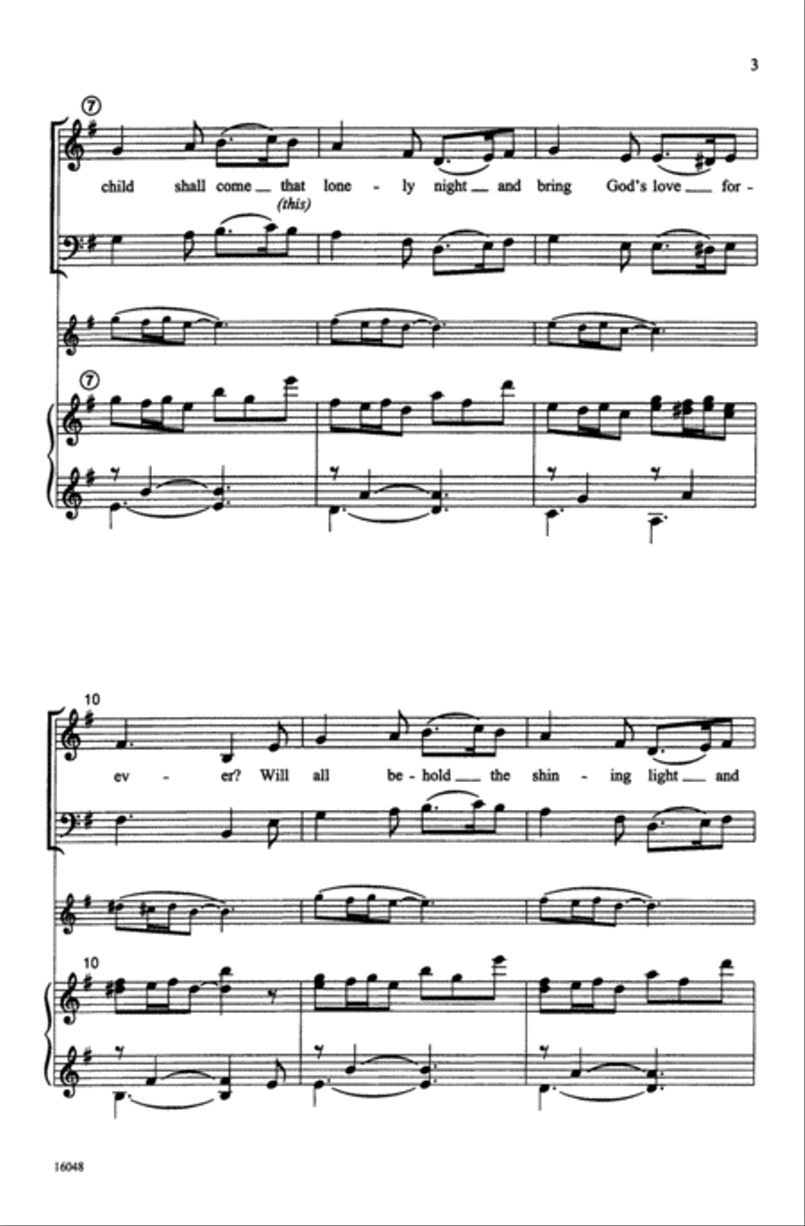 What Child Shall Come? 3-Part scores gallery preview page 14