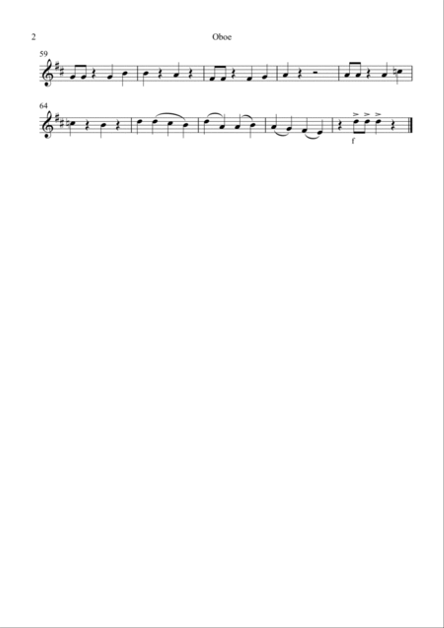 Little Tango for Easy Oboe and Piano Piano scores gallery preview page 4