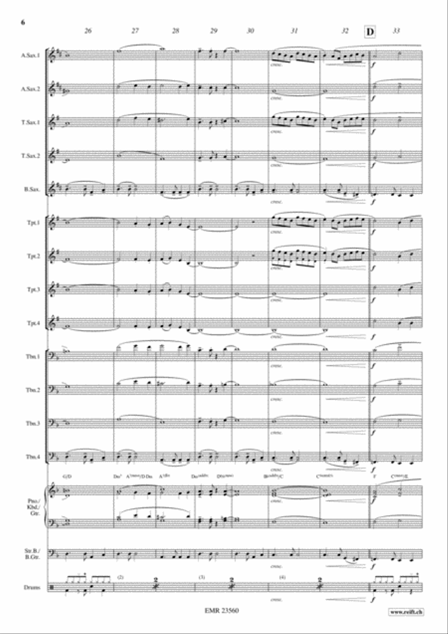 Summertime Big Band scores gallery preview page 6