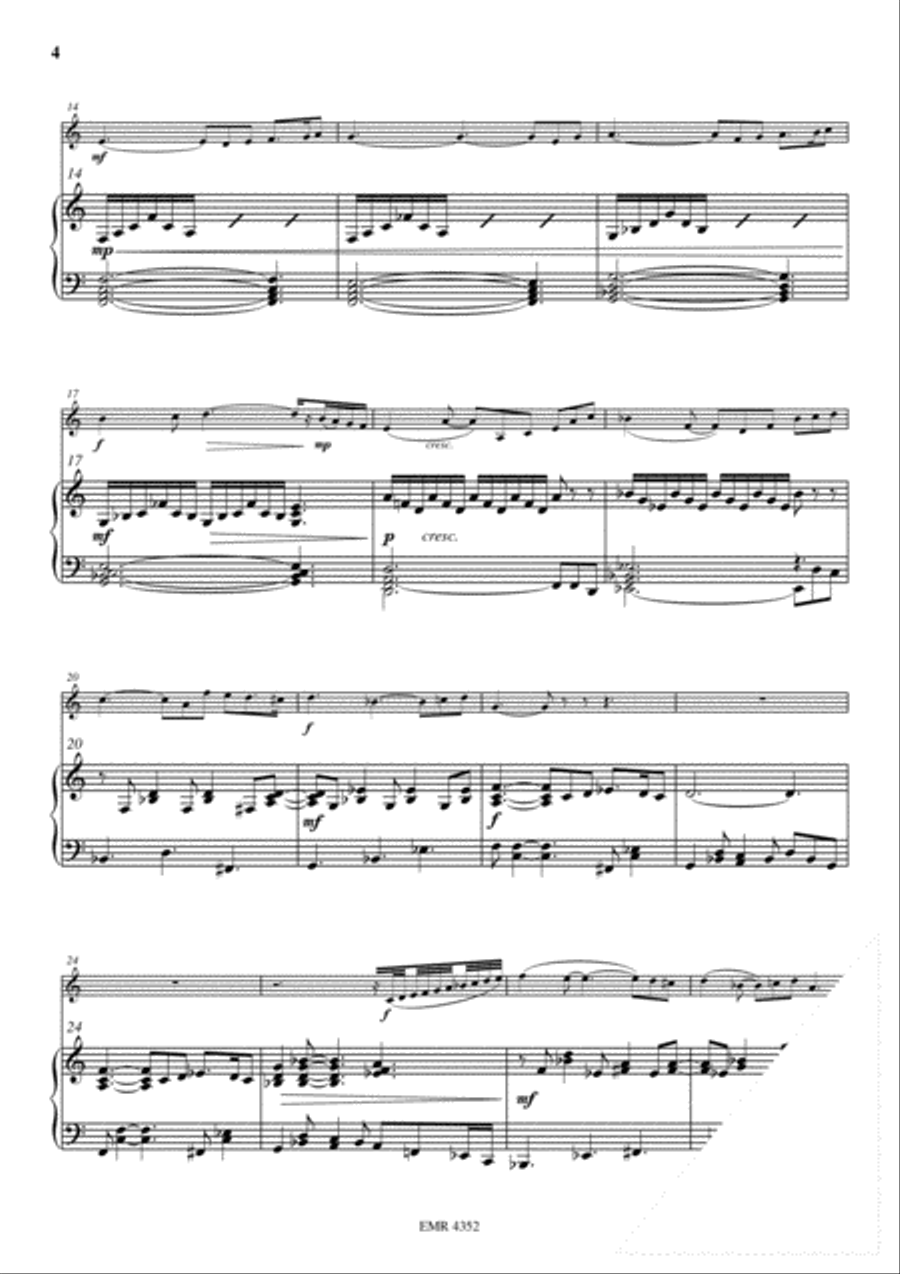 5 Love-Songs Horn scores gallery preview page 4
