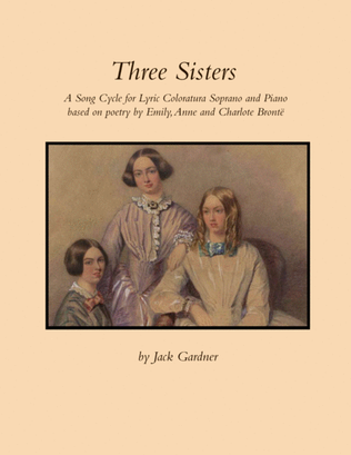 Book cover for Three Sisters - A Song Cycle for Lyric Coloratura Soprano
