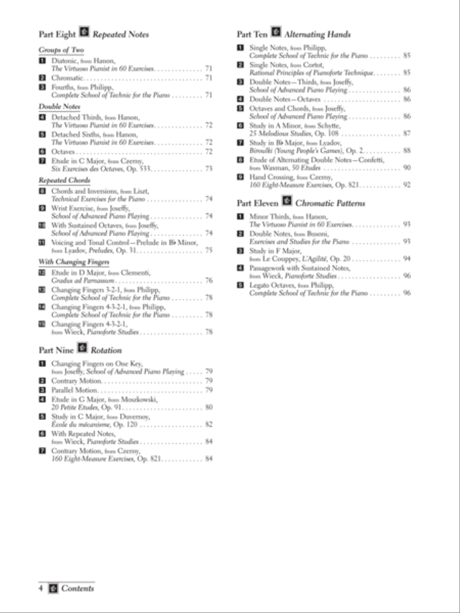 Technique for the Advancing Pianist Piano Method scores gallery preview page 4