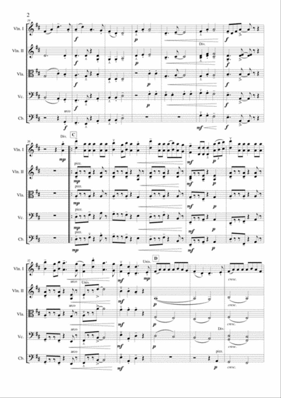 Beidh Aonach Amárach String Orchestra scores gallery preview page 2