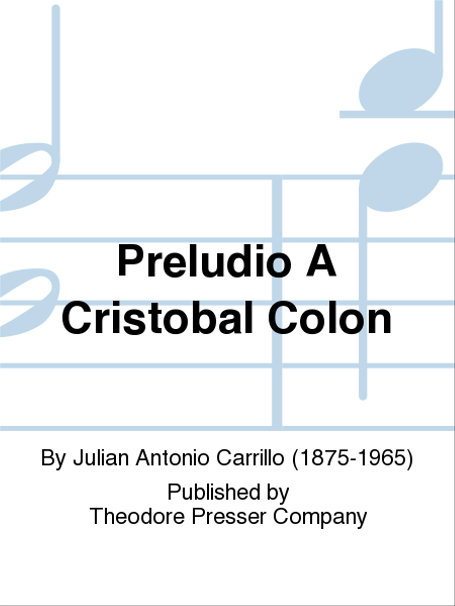 Preludio a Cristobal Colon Chamber Music scores gallery preview page 1