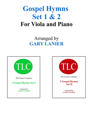 Book cover for GOSPEL HYMNS Set 1 & 2 (Duets - Viola and Piano with Parts)