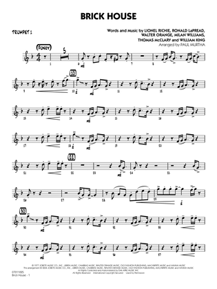Brick House (arr. Paul Murtha) - Trumpet 1