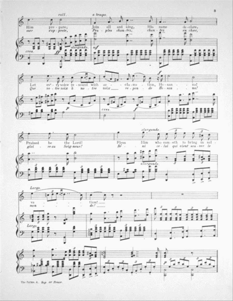 The Palms (Les Rameaux) Voice scores gallery preview page 3